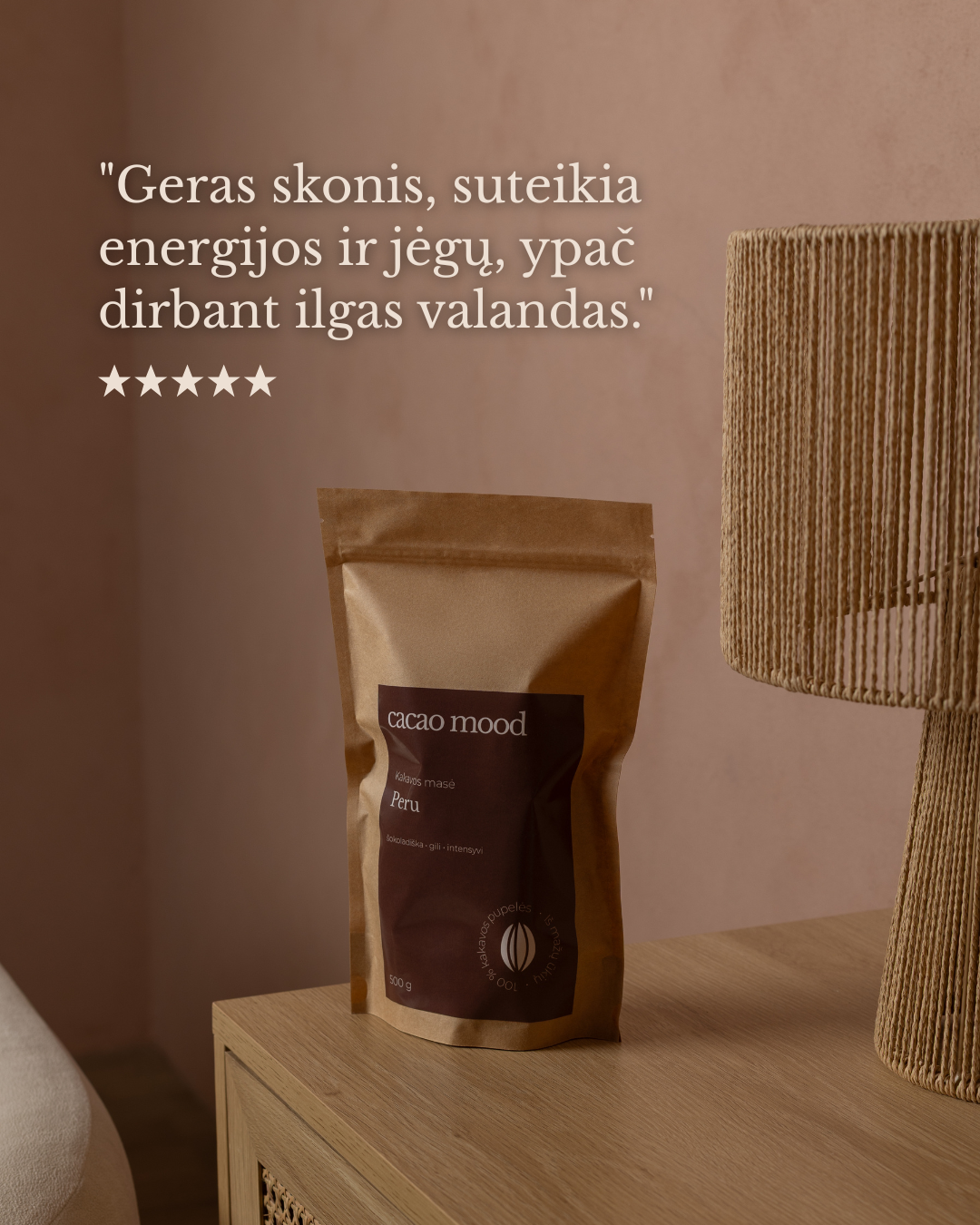 Kakavos masė iš Peru